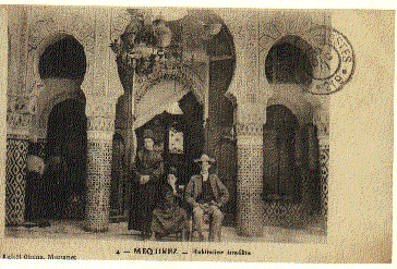 Jewish home in Meknes around 1905